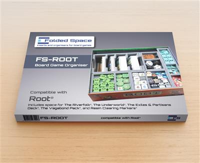 Root Insert - Organiser för Brädspel Folded Space