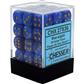 Chessex Signature 12mm d6 tärningar med pips - Vortex Blue Chessex