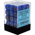 Chessex Signature 12mm d6 tärningar med pips - Vortex Blue Chessex