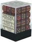 Chessex 12mm d6 Dice Blocks (36 Dice) - Glitter Ruby/Gold Chessex