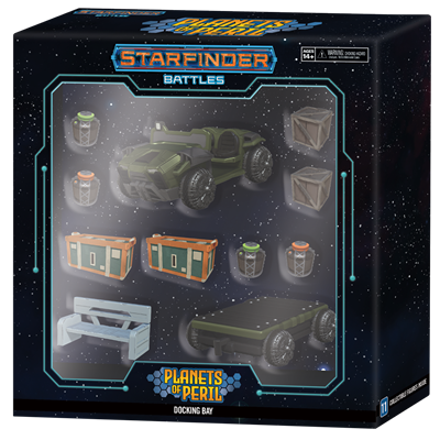Starfinder Battles: Planets of Peril Docking Bay Premium Set WizKids/NECA
