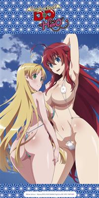 Highschool DXD Hero Strandhandduk - Rias och Asia 160x80cm Sakami Merchandise