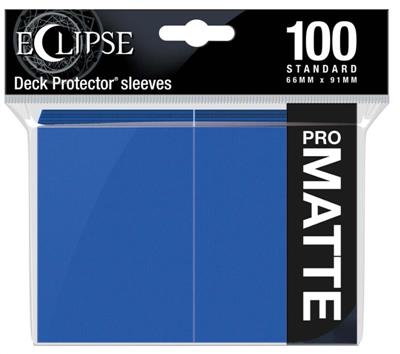 UP - Eclipse Matte Standard Sleeves: Pacific Blue (100 Sleeves) Ultra Pro