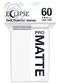 Eclipse Matte Small Sleeves: Arctic White (60 Sleeves) Ultra Pro