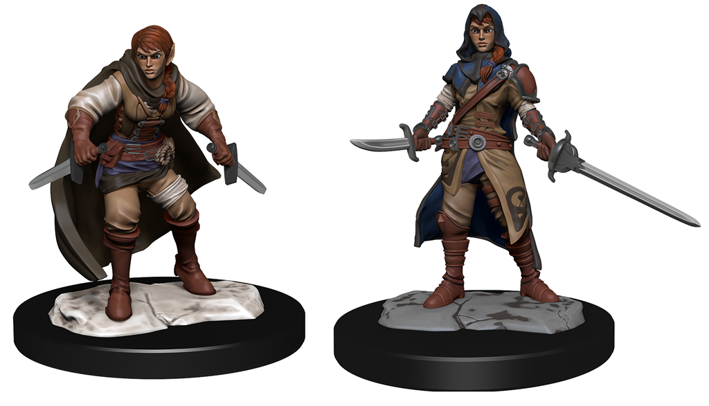 D&D Nolzur's Marvelous Miniatures: Half-Elf Rogue Female WizKids/NECA