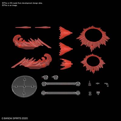 CUSTOMIZE EFFECT (ACTION IMAGE Ver.) Röd Bandai
