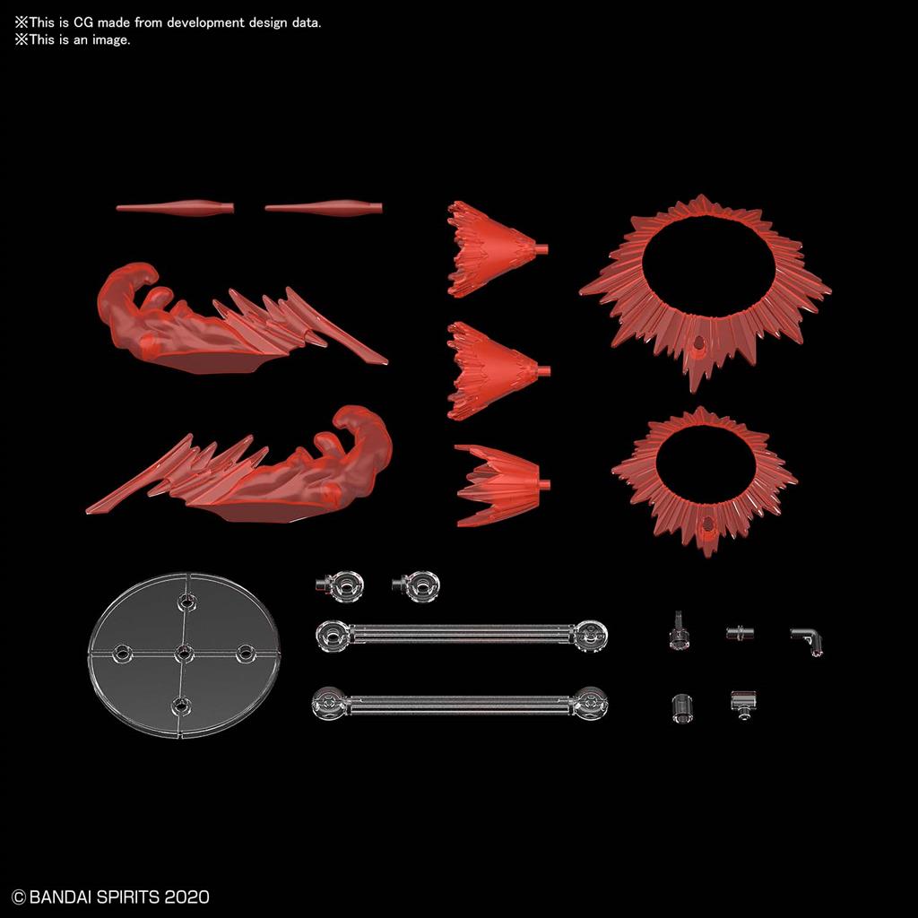 CUSTOMIZE EFFECT (ACTION IMAGE Ver.) Röd Bandai