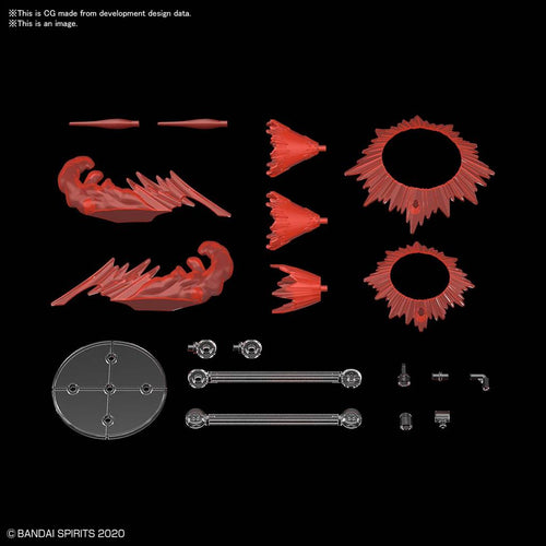 CUSTOMIZE EFFECT (ACTION IMAGE Ver.) Röd Bandai