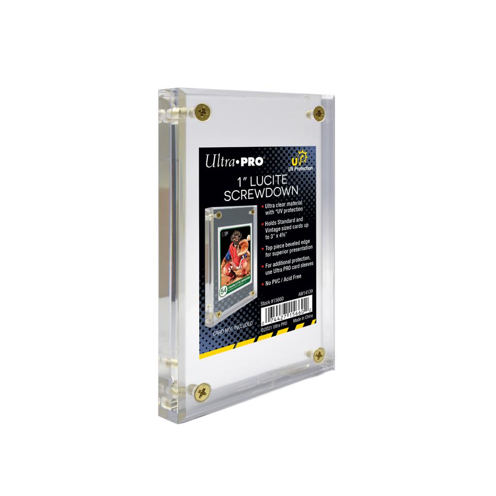 UP - Lucite UV 1" Screwdown Card Holder Ultra Pro