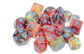 Chessex Tens d10 Sets - Nebula TM Primär/Blå Luminary Set Chessex