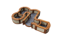 WarLock Tiles: Expansion Pack - 1 in. Town & Village Angles & Curves WizKids/NECA