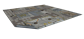 Battle Systems: Frontier Sci-fi Gaming Mat 2x2' Battle Systems