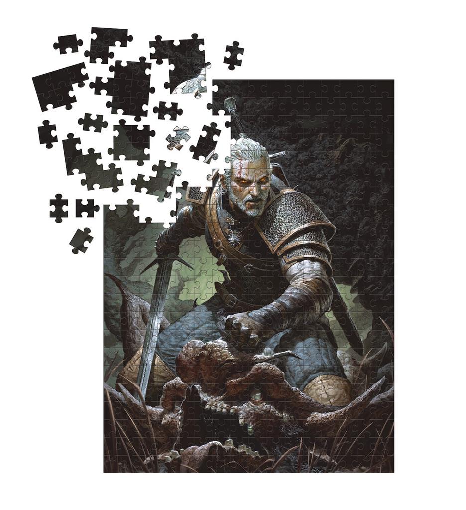 The Witcher 3 - Wild Hunt: Geralt - Trophy Puzzle Dark Horse