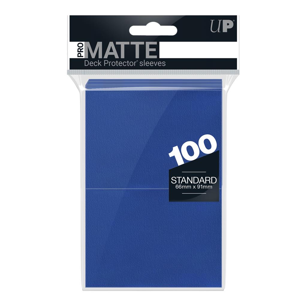 UP - Standard Deck Protector - PRO-Matte Blue (100 Sleeves) Ultra Pro
