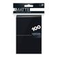UP - Standard Deck Protector - PRO-Matte Black (100 Sleeves) Ultra Pro