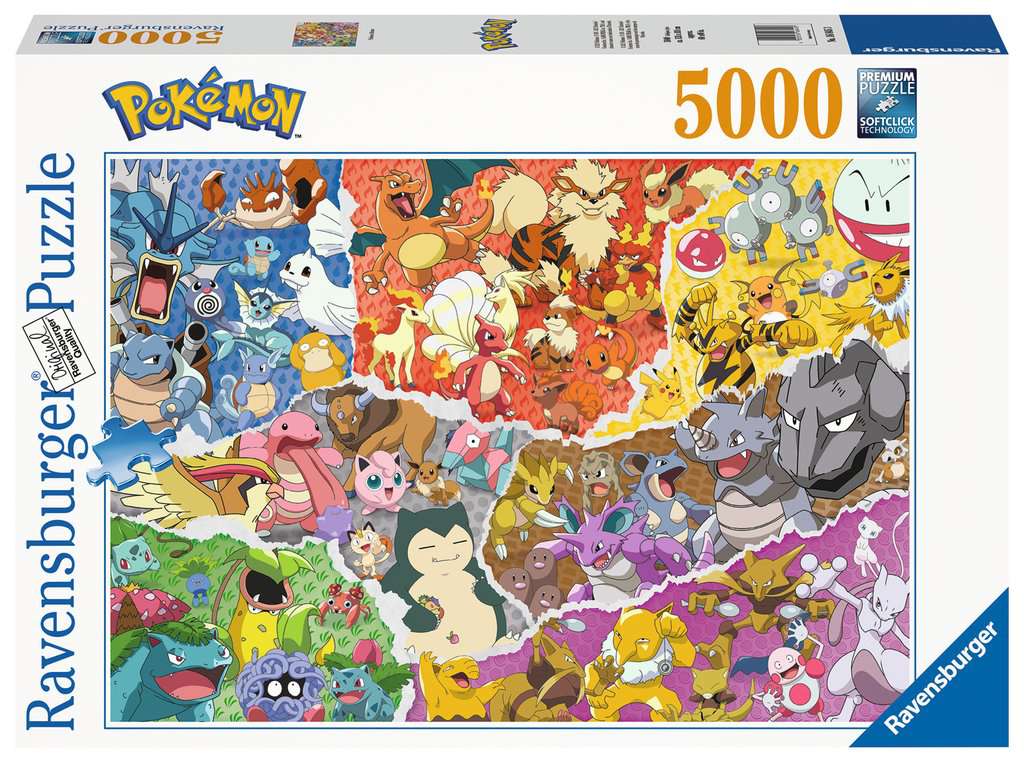 Ravensburger - Pokémon Allstars 5000 bitars pussel Ravensburger