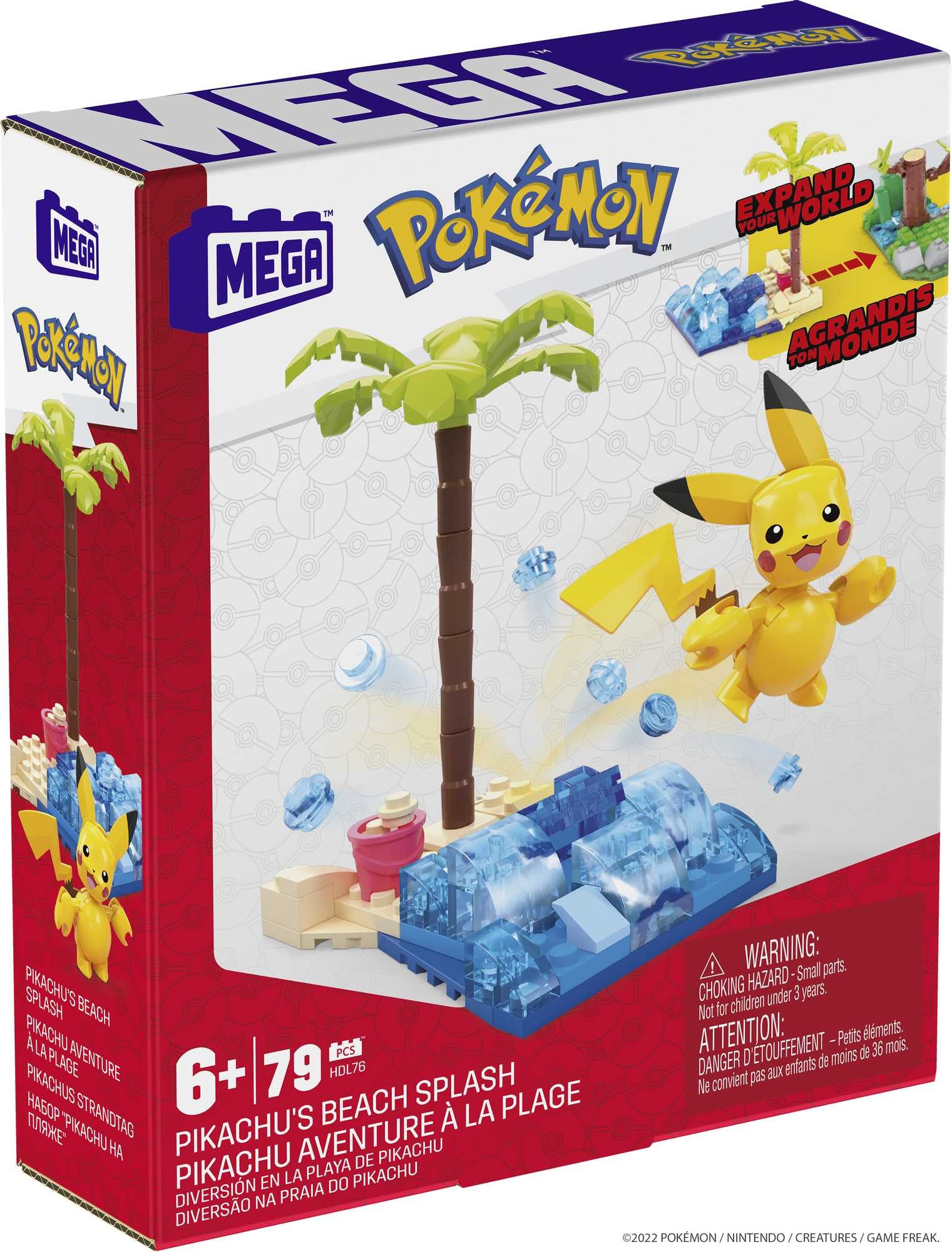 MEGA Pokémon - Äventyrsbyggare (CDU med 6 enheter)