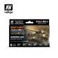 Vallejo WWII Amerikansk Armour & Infanteri Färgset Gale Force Nine
