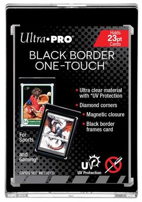 UP - 23PT Svart Kant UV ONE-TOUCH Magnetisk Hållare Ultra Pro