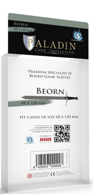 Paladin Sleeves - Beorn Premium Specialist D 68x120mm (55 Sleeves) Board&Dice