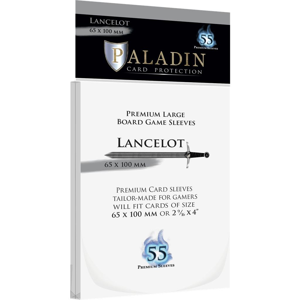 Paladin Sleeves - Lancelot Premium Large 65x100 (55 Sleeves) Board&Dice