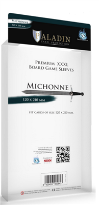 Paladin Sleeves - Michonne Premium XXXL 120x210mm (55 Sleeves) Board&Dice