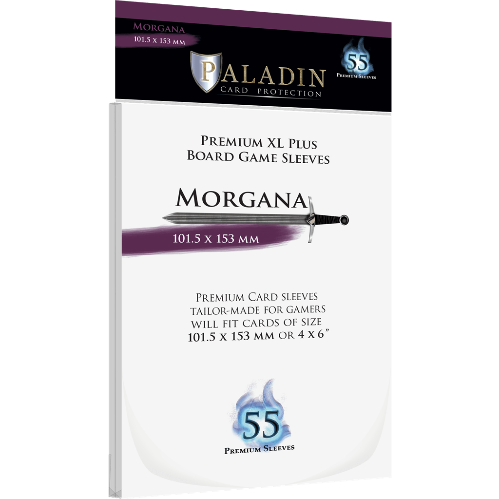 Paladin Sleeves - Morgana Premium XL PLUS 101.5x153mm (55 Sleeves) Board&Dice