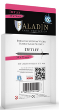Paladin Sleeves - Detlef Premium Medium Wider 55x75mm (55 Sleeves) Board&Dice