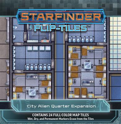 Starfinder Flip-Tiles: City Alien Quarter Expansion Paizo Publishing
