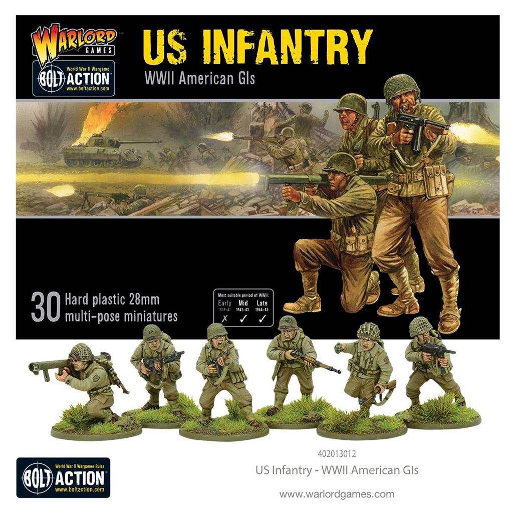 Bolt Action - US Infanteri Miniatyrer Warlord Games