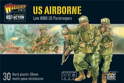 Bolt Action - US Airborne Paratroopers Sent i Andra Världskriget Warlord Games