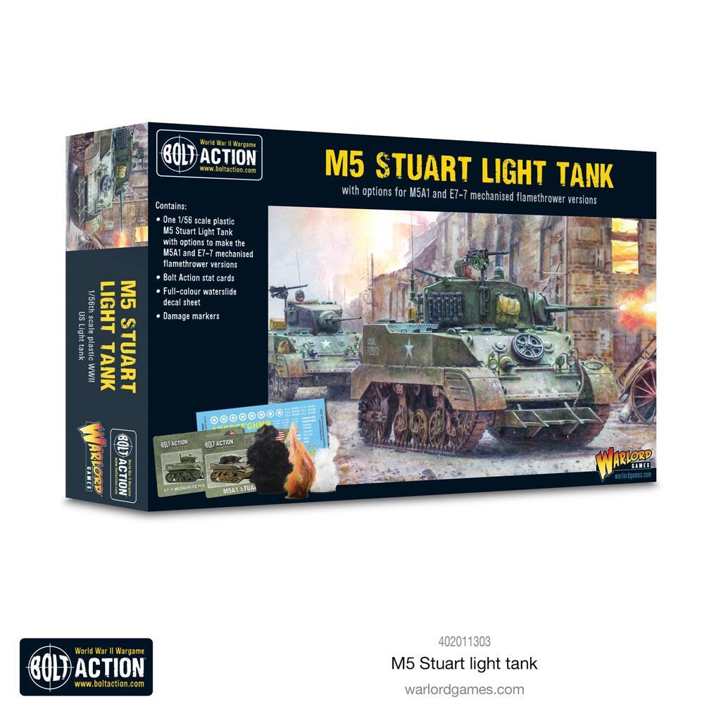 Bolt Action - M5 Stuart Stridsvagn Warlord Games