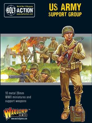 Bolt Action - US Army Support Group (HQ, Mortar & MMG) Warlord Games