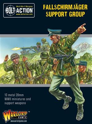 Bolt Action - Fallschirmjäger Support Group (HQ, Mortar & MMG) Warlord Games
