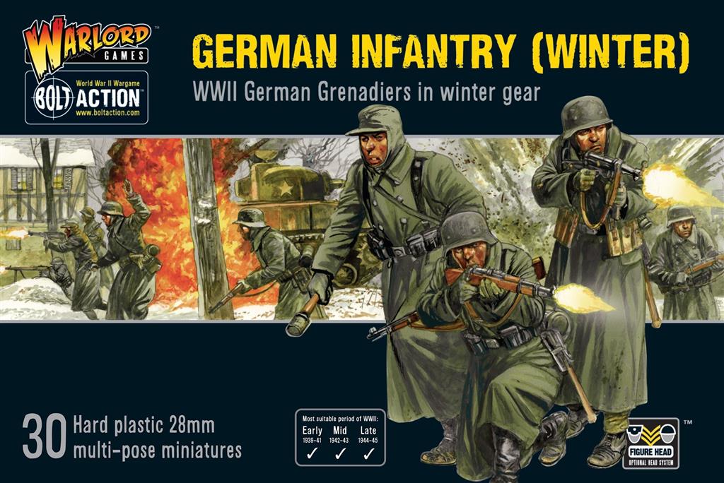 Tysk Infanteri (Vinter) - Bolt Action Figurset Warlord Games