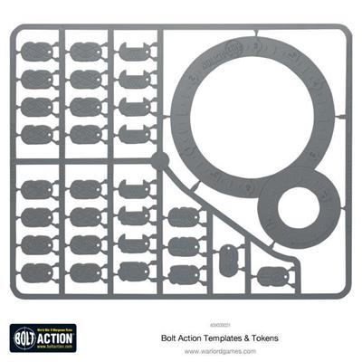 Bolt Action Templates för Second Edition Warlord Games