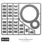 Bolt Action Templates för Second Edition