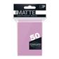 UP - Standard Sleeves - Pro-Matte - Non Glare - Pink (50 Sleeves) Ultra Pro