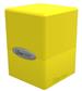 UP - Deck Box - Satin Cube - Lemon Yellow Ultra Pro