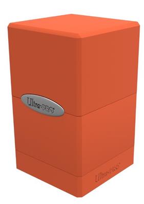 UP - Deck Box - Satin Tower - Pumpkin Orange Ultra Pro