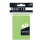 UP - Standard Sleeves - Pro-Matte - Non Glare - Lime Green (50 Sleeves) Ultra Pro