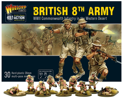 Bolt Action - 8th Army Infanteri Warlord Games