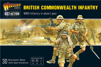 Bolt Action - Brittiska Samväldets Infanteri - EN Warlord Games