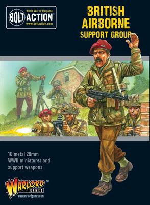 Bolt Action - British Airborne Support Group (HQ, Mortar & MMG) Warlord Games