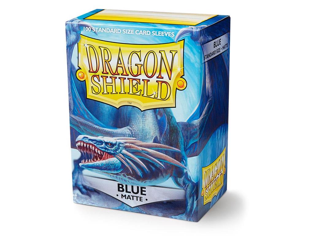 Dragon Shield Standard Sleeves - Matte Blue (100 Sleeves) Arcane Tinmen