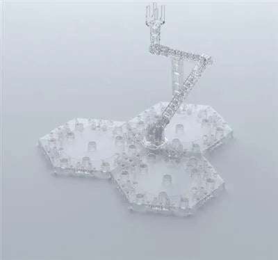 Gundam Tillbehör - Action Base 4 (Transparent) Bandai