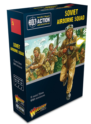 Sovjetiskt Fallskärmskader - Bolt Action Warlord Games