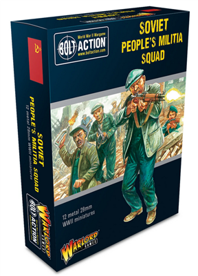 Bolt Action - Sovjetiska Folk Militia Squad - EN Warlord Games