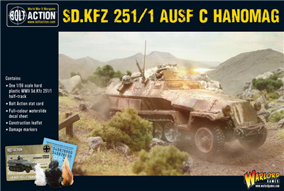 Bolt Action - Sd.Kfz 251/1 Ausf C Hanomag Warlord Games