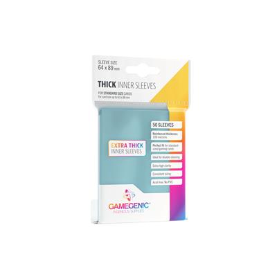 Gamegenic - Tjocka Innersleeves (50 Sleeves) Gamegenic